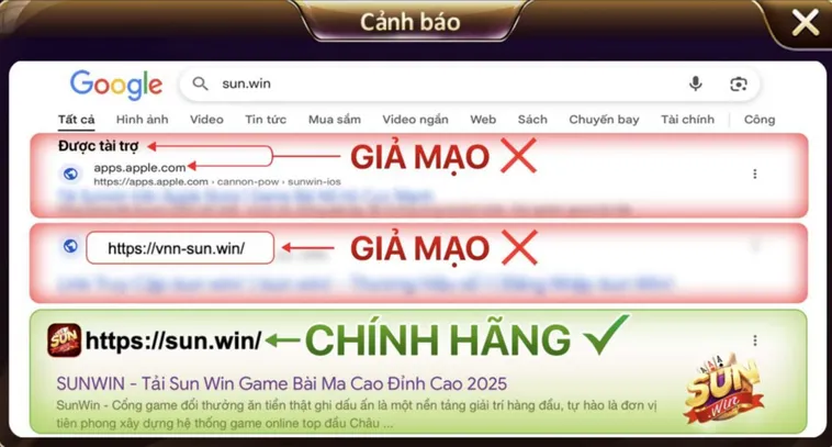 Chuyên Gia Chỉ Điểm Cách Nhận Biết Nhà Cái Sunwin Chính Thức 2 Trang chính thức Sun.Win – địa chỉ duy nhất của nhà cái Sunwin!